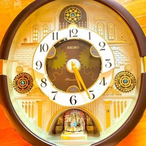 Large collectible Seiko wall clock